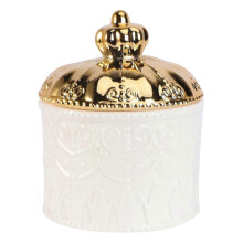 Ceramic Jewelry Storage Box 10.5x8.3cm Organizer for Rings Earrings Small Accessories