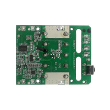 Placa de circuito impreso de carga, plástico verde + metal, 1 pieza, compatible con el soporte para baterías de litio Metabo de 18 V.