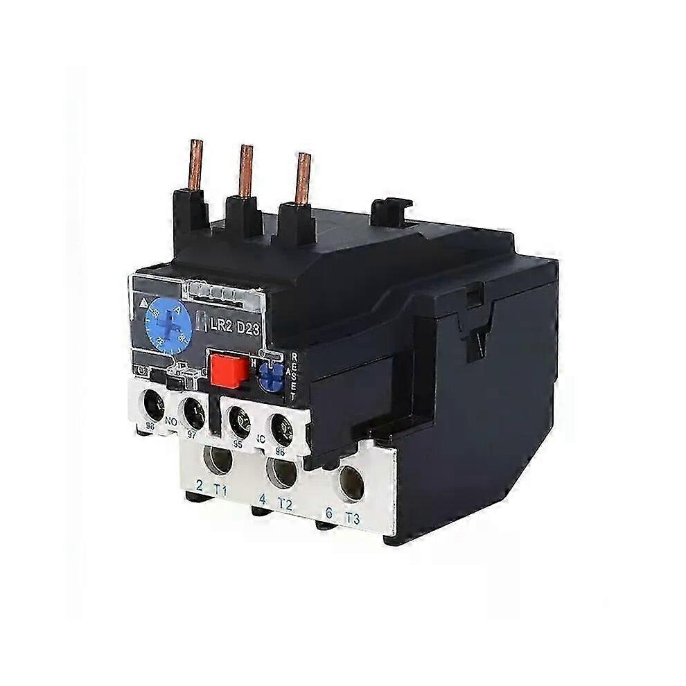 Thermal Overload Relay, 220V, Compatible With Lr2-D13 Lr2-D23 Lr2-D33 Jr28-25 Jr28-36 Temperature Overload Thermal Protector 6933168120560