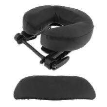 Salon Massage Table Face Cradle with Adjustable Base and Arm Support Cushion
