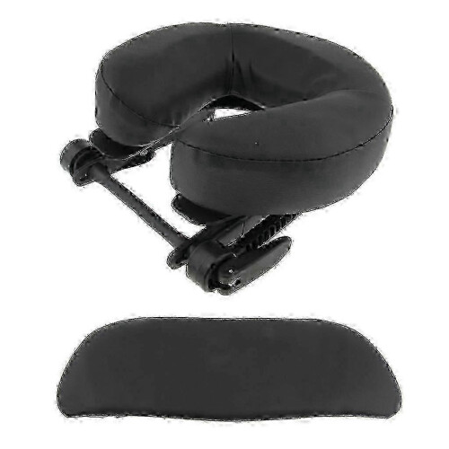 Salon Massage Table Face Cradle with Adjustable Base and Arm Support Cushion