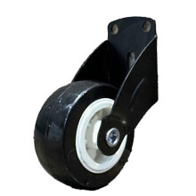 Anti-droop Door Bottom Support Wheel, Adjustable Height, 600lbs Load Capacity, Steel Frame with Rubber Wheels