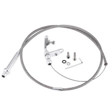 Cavo kick-down per trasmissione, in treccia di acciaio inossidabile, compatibile con trasmissioni GM Chevy Olds Pontiac Buick TH350 350