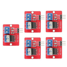 MOSFET Driver Modules, 3.3V 5V PWM 0-24V Output, 5A Max 5pcs Driving Boards, compatible with Raspberry Pi SCM ARM