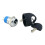 Ignition Switch Lock Compatible with Pride Mobility Scooters, Zinc Alloy, Chrome Plated, 2 Keys 1