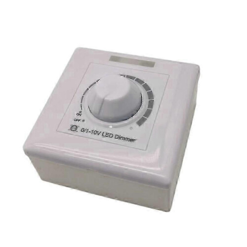 0-10v Led Digital Rotating Dimmer Switch, Recessed Installation, Adjustable 0-100% Dimming Range, AC85-277V Input