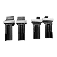 Clip-schuifgesp voor panoramisch schuifdak van de auto, compatibel met Mercedes-Benz R-Klasse W251 2005-2019, zwart ABS-materiaal, set van 4