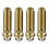 4PCS 0.4mm Brass Bimetallic Nozzles compatible with Elegoo Centauri Carbon Centauri 3D Printer Replacement Parts 1