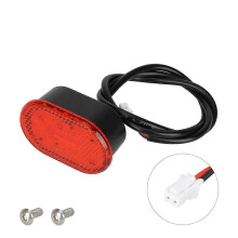 LED-achterlicht voor elektrische scooter, compatibel met Xiaomi 5, 5Max en 5Pro, waterdicht kunststof vervangingsonderdeel voor scooters.