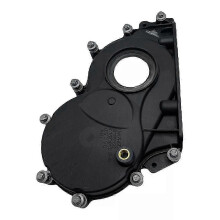 Crankshaft Timing Cover, ABS Black, compatible with BMW MINI 1.5L 3 Cylinder 2014-2024 OE 11148512597