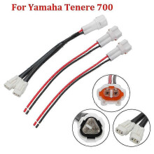 Motorcycle Power Outlet Splitter Kit USB Charger Auxiliary Light Connector compatible with Yamaha Tenere T7 700 XSR FZ MT Tracer