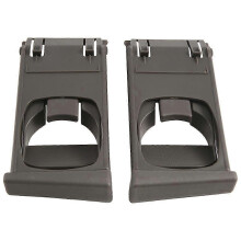 Portabicchieri da cruscotto compatibile con Toyota Hilux Vigo Fortuner 2005-2014, ABS grigio marrone, set sinistro e destro