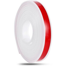 Edge Banding, 25mm U-shaped White Self-adhesive, TPE Flexible, for Furniture Countertop Edges Protection