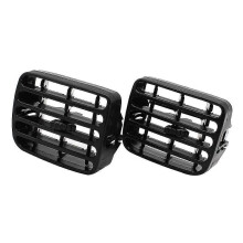 Afdekking voor ventilatierooster van de auto compatibel met Renault Clio II 1998-2006 Thalia I 1998-2008 zwart ABS+PC