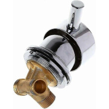 Shower Enclosure Mixer Tap, G1/2" Hot Cold Water Mixing Valve, Ceramic Cartridge, Chrome Plated Brass, Silver, 1 Piece
