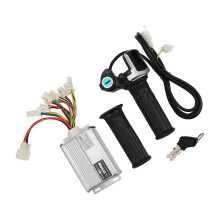 36V 1000W borstelmotor snelheidsregelaar met vergrendelbare batterij-indicator en gashendel, compatibel met minibikes elektrische driewielers
