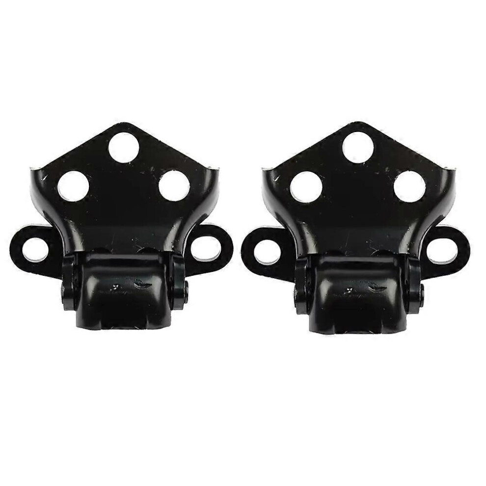 2Pcs Tailgate Door Hinge Assy Compatible With Toyota Land Cruiser Prado 1Kzt 3Rzf 1996-2002, Metal Oe 68801-60030 Black 6933168193816