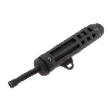 Silenziatore di scarico per moto compatibile con Yamaha PW80, ricambio diretto per il gruppo scarico.