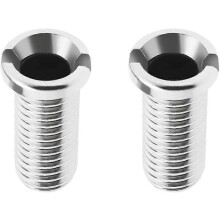 Edelstahl-Spülbeckenkorb-Siebschrauben, Hohlgewinde M12, 25 mm lang, 2er-Pack