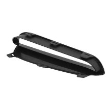 Afdekking voor de klem van de zijgrille van de voorbumper, compatibel met BMW 1 Serie F40 2019-2023 linksvoor 51118075625 zwart kunststof