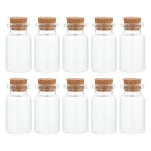 30St Mini Glazen Potjes Met Voor Opslag En Decor