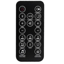 Replacement Remote Control compatible with JBL Cinema SB450 4K Ultra-HD Soundbar, ABS, Black, Battery CR2025 Required