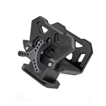 Trépied tactique en aluminium avec pince, support de tir antidérapant réglable pour la chasse et les activités de plein air, 380 g