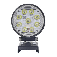 Bezprzewodowa lampa robocza LED Kompatybilna z akumulatorami Makita 18 V BL1815 BL1830 BL1845 BL1850, 27 W 2400 lm IP67, 180 stopni obrotu