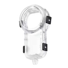 Waterdichte duikbehuizing compatibel met 360 X5 camera, bescherming tot 60 meter diepte, gemaakt van ABS-materiaal.