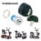 Ignition Switch Lock with 2 Keys, Zinc Alloy Ignition Switch compatible with Pride Mobility Scooters 1