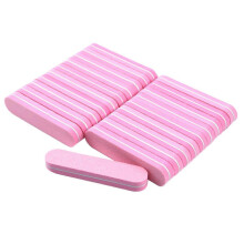 20 stuks dubbelzijdige nagelvijlblokken, voor natuurlijke, acryl- en gelnagels, manicure en pedicure, draagbaar en compact nagelvijlgereedschap