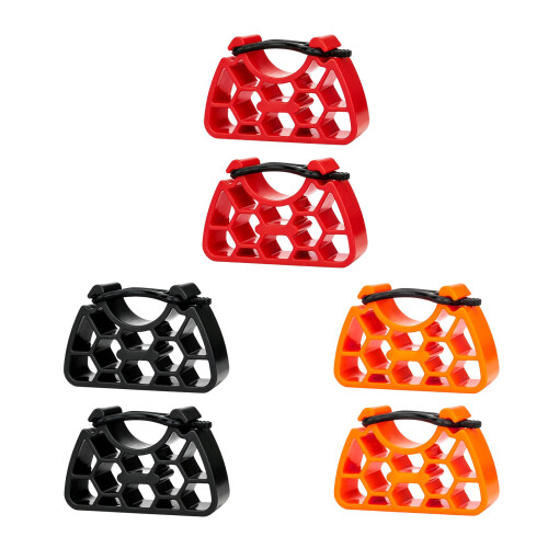 2Pcs Plastic Bicycles Inverted Stabilizers Bicycles-Orange