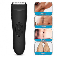 Elektrische trimmer voor schaamhaar voor mannen, waterdicht IPX7, balscheerapparaat, USB oplaadbaar en draadloos.
