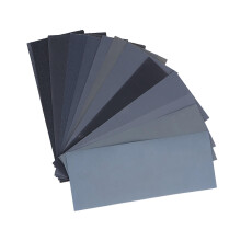 Sand Paper, 14 Pieces Dry Wet Waterproof Sandpaper Set, 120 to 3000 Grit Assortment Kit for Sanding Polishing