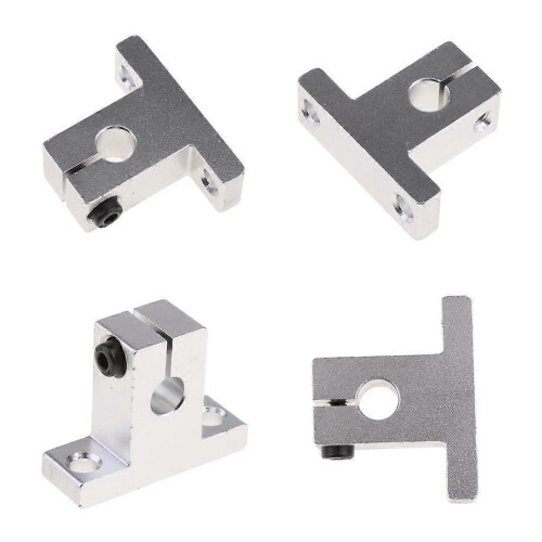 Linear Optical Axis Vertical Bracket, 4PCS 8mm Alloy Fixed Support Compatible with 3D Printer, 42 x 33mm