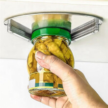 Opbouwbare Kastopener voor Mensen met Zwakke Handen en Senioren, Flesopener, Blikopener voor Deksels van Elk Formaat, Te Bedienen met Één Hand
