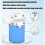 (6mins, Inner Side) 1/2'' 3/4'' 1'' Practical Water Level Control Durable Replacement Full Automatic Float Valve Anti Corrosion Nylon ball balve 4