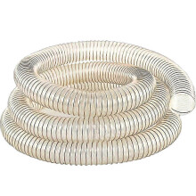 Tuyau de ventilation polyuréthane 100mm, renforcé fil d'acier cuivré, résistant températures élevées, pour usage industriel