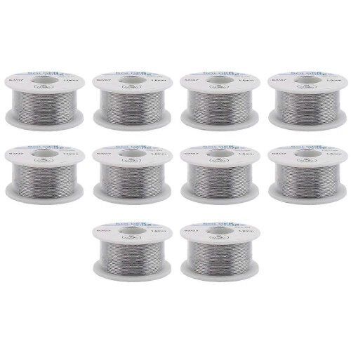 10PCS 1.0mm 63/67 Welding Wire, compatible with Automatic Soldering Tool, Hand-Held Heating Automatic Tin Delivery