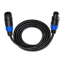 Professional Speakon Extension Cable 4 Core, Speakon Male to Speakon Female, 0.5m/1m/1.8m Optional