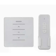 Electric Window Opener, 220V AC 2Channel Remote Control, for Home Screen Roller Shutter Runroof Curtains 86 Type