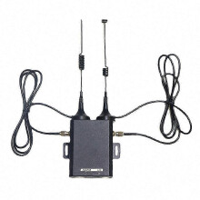 Industriële 4G LTE CAT4-router, 150 Mbps, externe SMA-antenne, 802.11b/g/n wifi, simkaartondersteuning, zwart