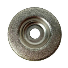 Diamantbeschichtete Rotationsschleifscheibe, Körnung 180, 49 mm Außendurchmesser, 10 mm Bohrung, zum Trennen und Trimmen in der Bauindustrie
