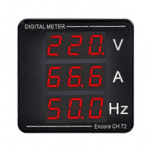 Digital Voltmeter Ammeter Frequency Meter, AC 50-500V 1-140A, Simultaneous Display Power Monitoring Tool