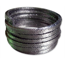 Expanded Flexible Graphite Braided Packing Seal 10mm x 10mm x 1000mm for Pumps Valves, Self-lubricating Thermally Conductive Sealing