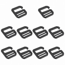 10 Pack Zinc Alloy G-Hooks Buckles, 0.8 Inch Adjustable Quick-Release Clips for Backpack Webbing Luggage Straps Outdoor Gear