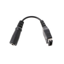 3.5mm Jack Headphone Adapter Cable, compatible with Nintendo Game Boy Advance SP, Black, 11cm Length