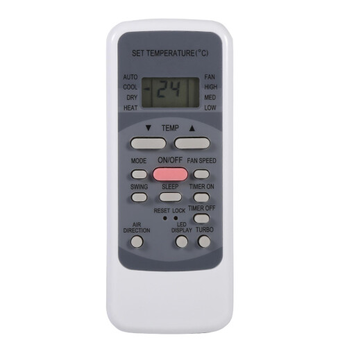 Air Conditioner Remote Control Replacement compatible with Midea R51M/E R51 Series Low Power Consumption Timer Function