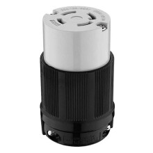 Connecteur femelle à verrouillage par rotation L14-30R 30A 125/250V à 4 broches pour générateur, boîtier en nylon 10 AWG