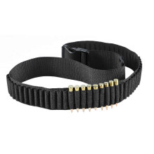 50 Rounds Adjustable Elastic Nylon Ammo Shell Holder Belt, holds 50 Rounds Rifle Ammo compatible with 308 cal 30-30 30-06 762 .223 .416